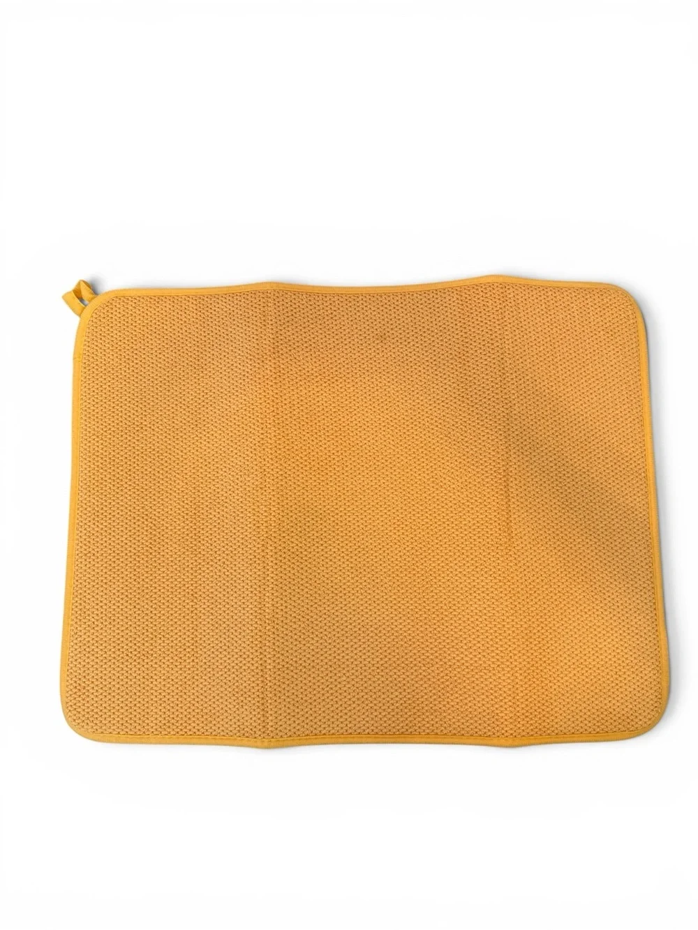 Bright Orange/Yellow Microfiber Dish Drying Kitchen Mat